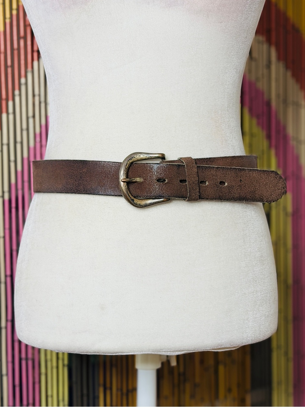 Y2K Aeropostale Made in Italy Leather Belt